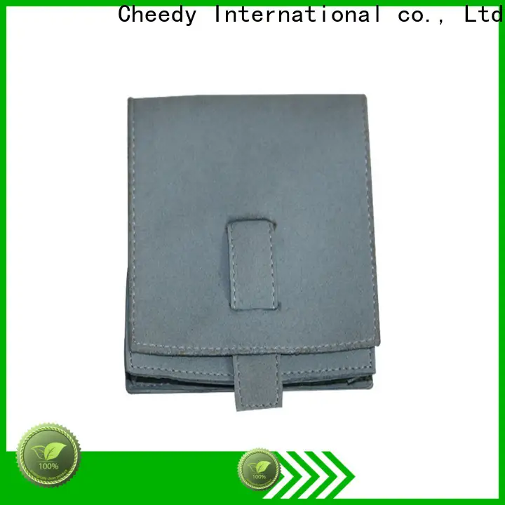 Latest small jewelry pouch faux company for necklace 1