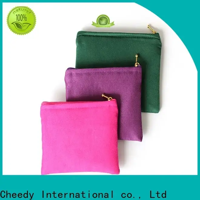 Cheedy Latest cheap velvet pouches manufacturers for jewelry 1