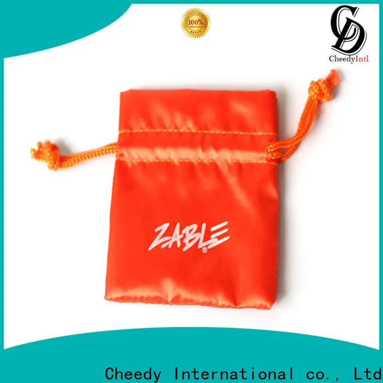 Cheedy satin custom velvet drawstring bags manufacturers for necklace 1