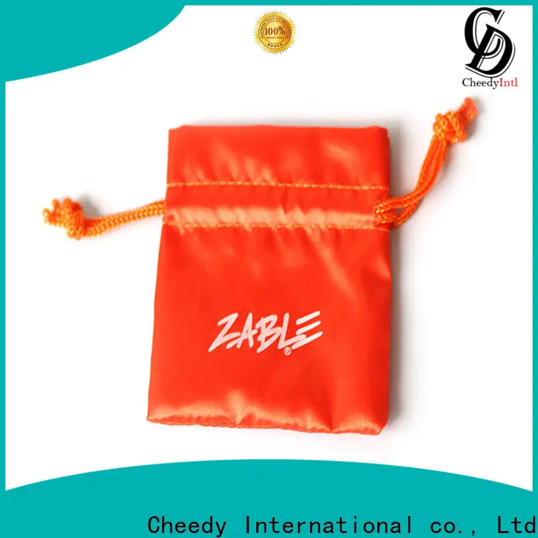 Cheedy satin custom velvet drawstring bags manufacturers for necklace 1