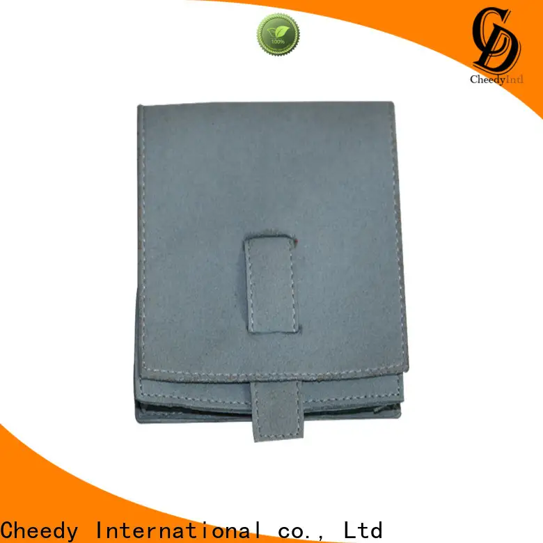 Cheedy bags suede jewelry pouches wholesale suppliers for ring 1