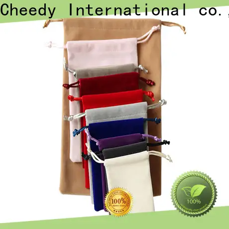 Cheedy Top cheap velvet pouches factory for jewelry 1