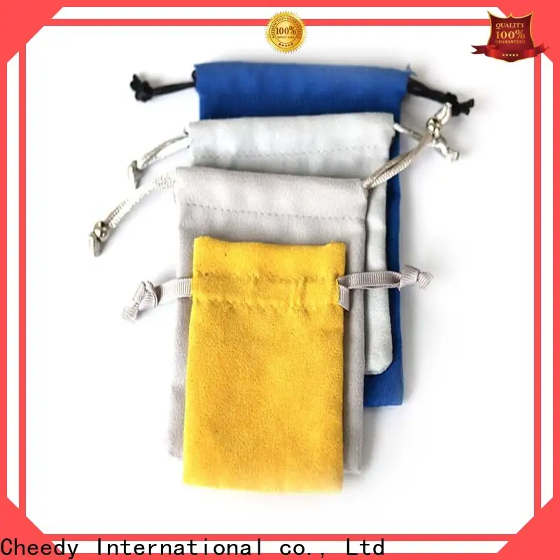 Cheedy Custom suede jewelry pouch company for jewelry 1