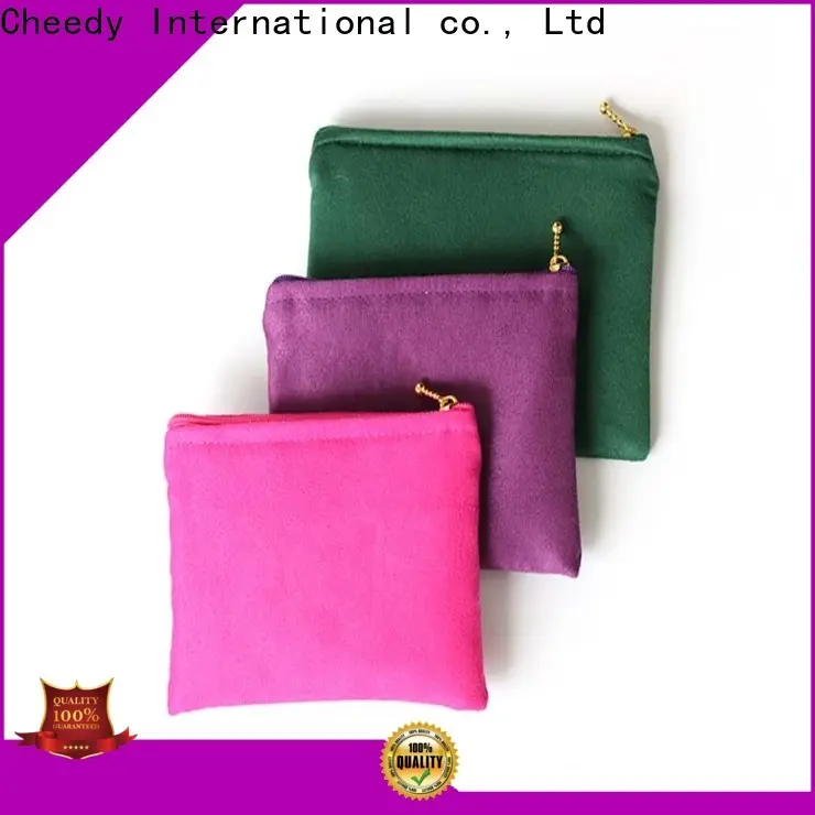 Latest small suede bag jewelry supply for necklace 1