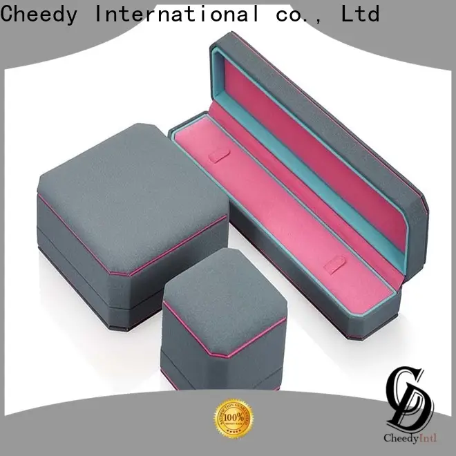 Cheedy boxes brown jewelry boxes wholesale suppliers for ring 1