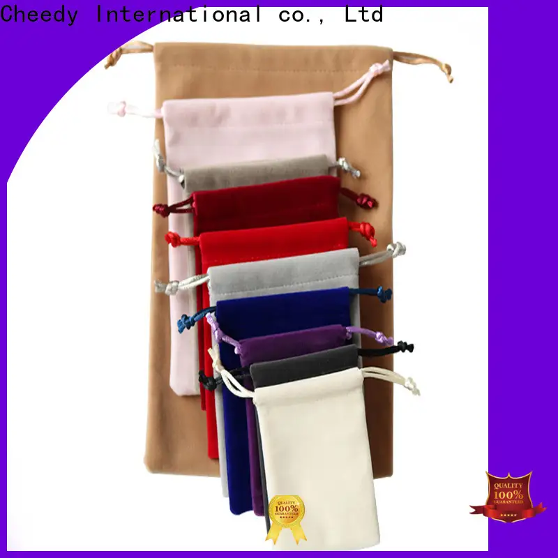 Cheedy Best velvet gift pouch factory for watch 1
