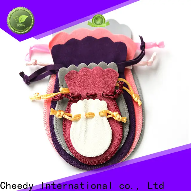Cheedy price custom velvet pouch manufacturers for watch 1