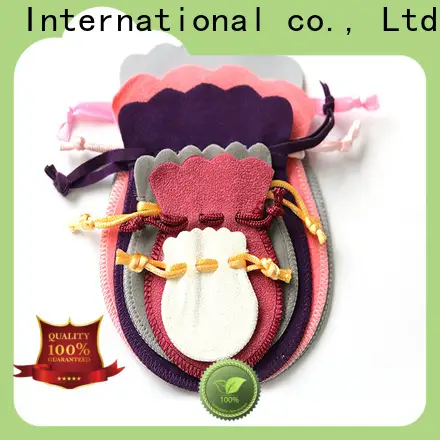Cheedy packaging custom velvet drawstring bags supply for ring 1