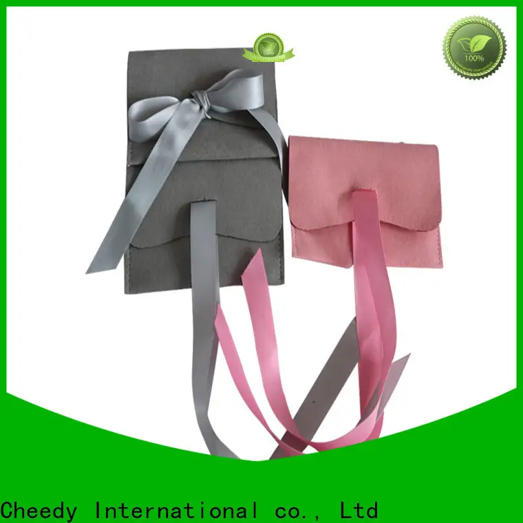 Cheedy jewelry velvet jewelry bags wholesale supply for watch 1