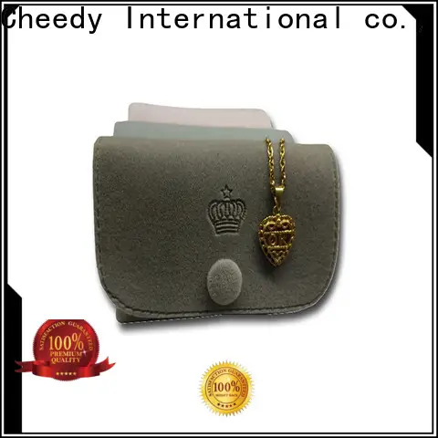 Cheedy Wholesale velvet necklace box factory for watch 1