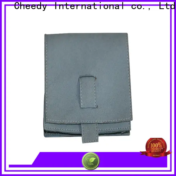 Top suede pouch bag faux for business for ring 1