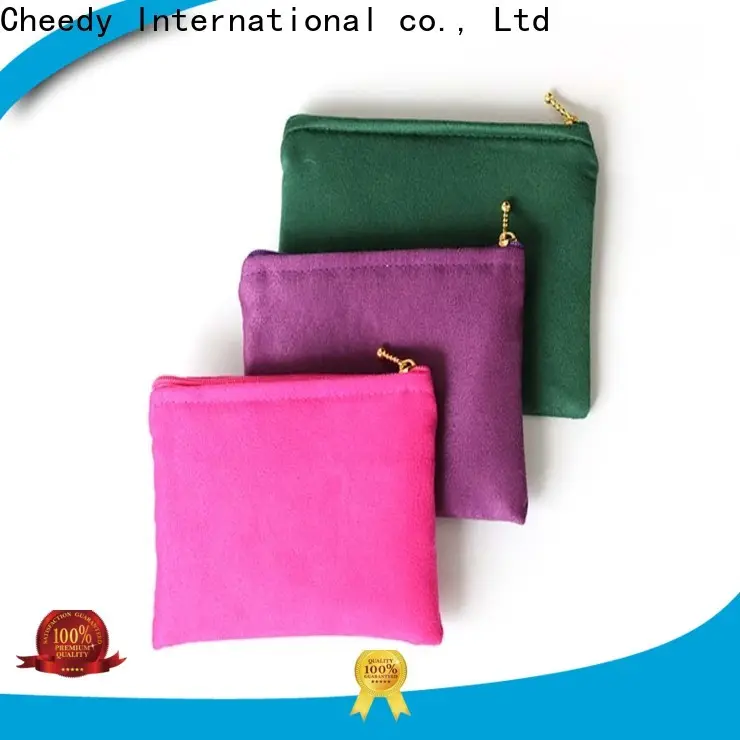 Cheedy Custom suede bags australia supply for jewelry 1