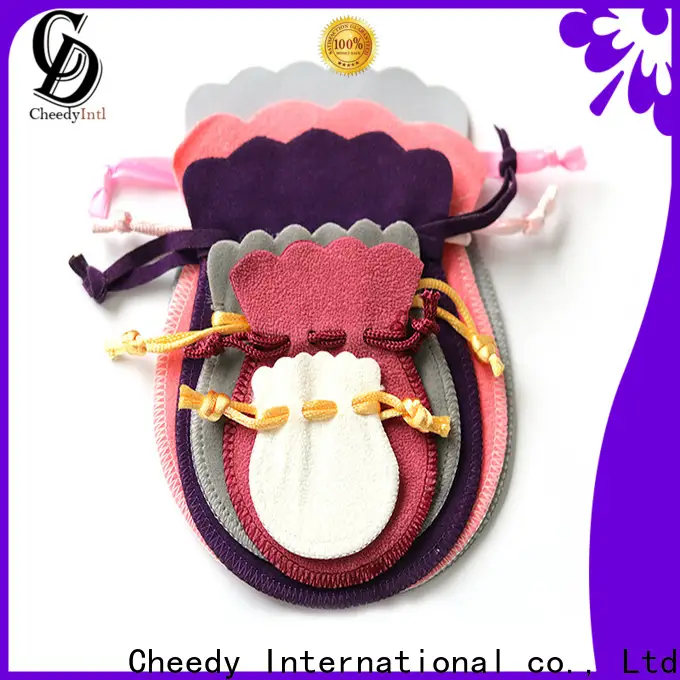Cheedy New custom velvet jewelry boxes factory for ring 1