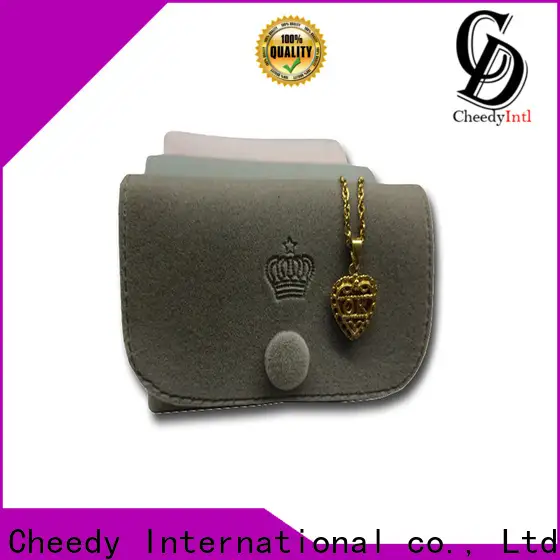 Cheedy Custom velvet earring box for business for necklace 1
