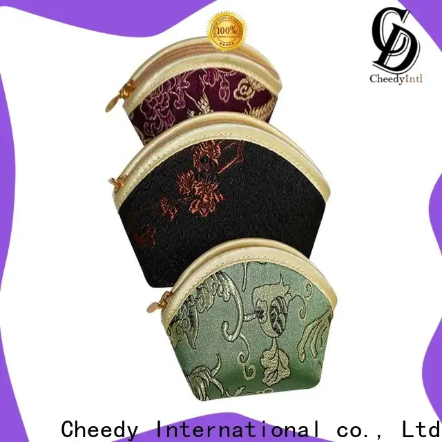 Cheedy Top silk jewelry pouches wholesale factory for necklace 1