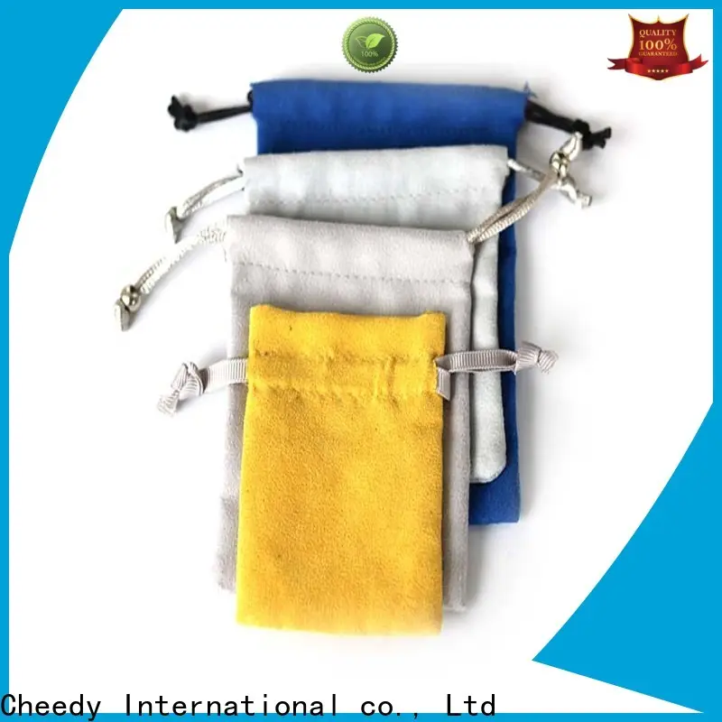 New suede leather pouch bags company for jewelry 1