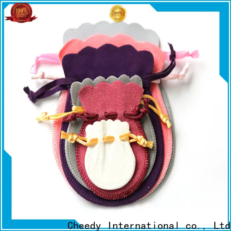 Cheedy Best velvet jewelry bags with logo factory for jewelry 1
