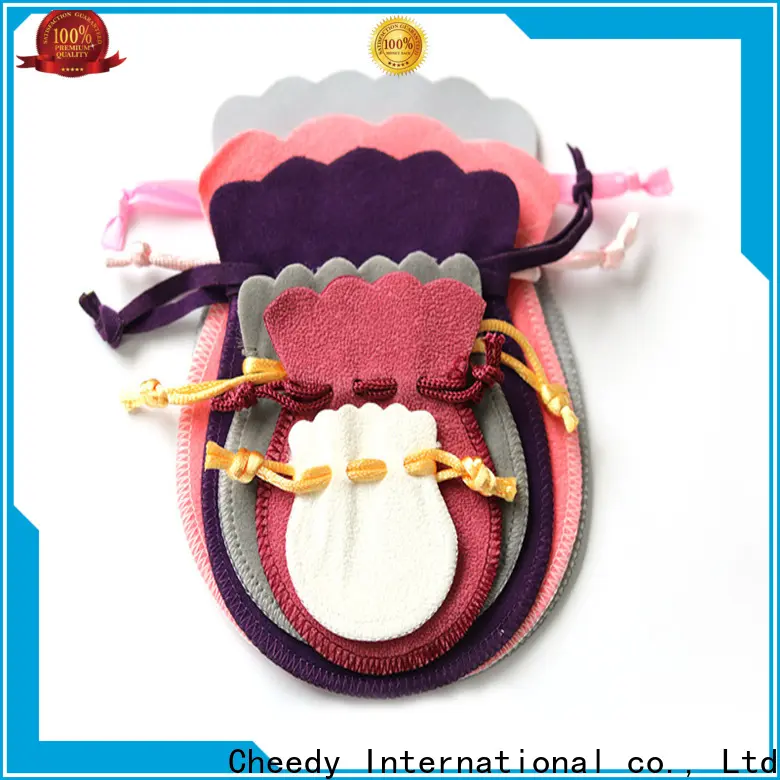 Cheedy Best velvet jewelry bags with logo factory for jewelry 1