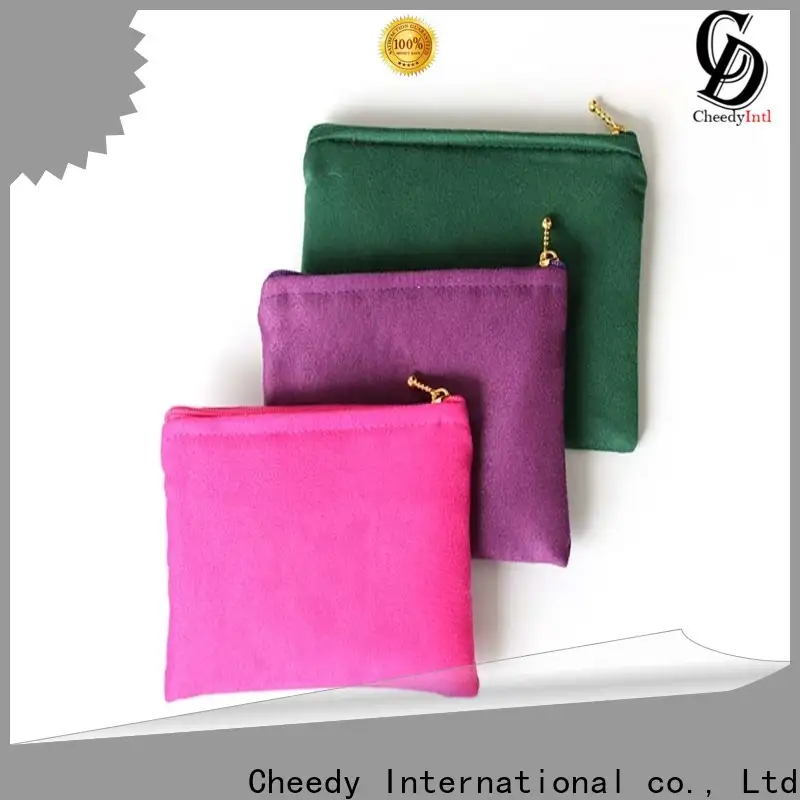 Cheedy High-quality suede tassel bag manufacturers for ring 1