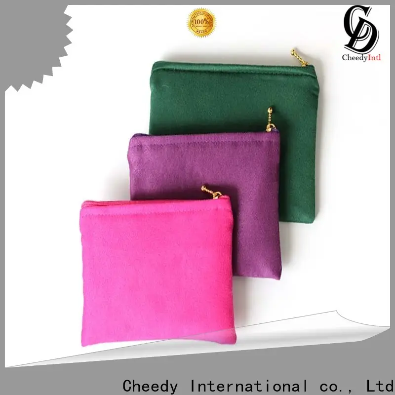 Cheedy High-quality suede tassel bag manufacturers for ring 1