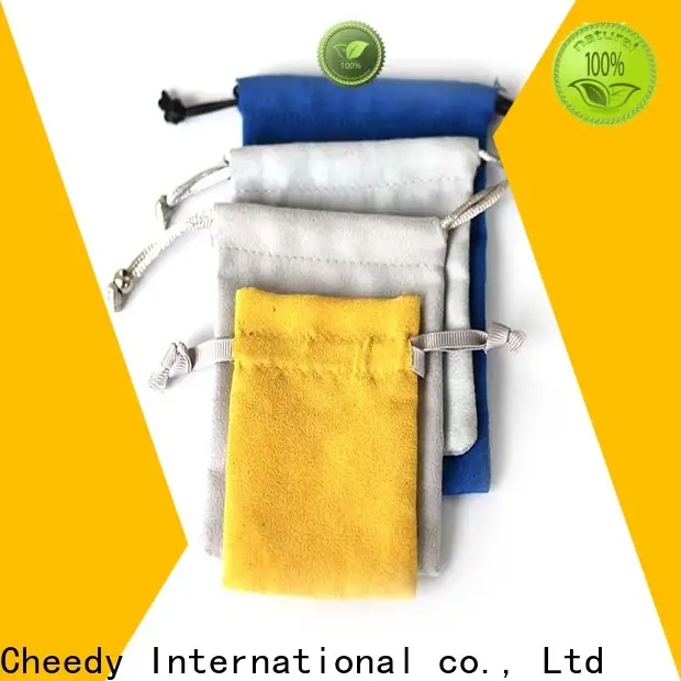 Cheedy jewellery velour jewelry bags suppliers for ring 1