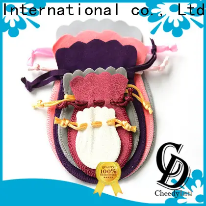 Cheedy velvet velvet organza bags supply for necklace 1