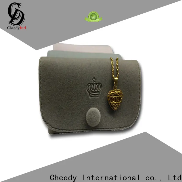 Cheedy High-quality velvet gift bags wholesale supply for ring 1