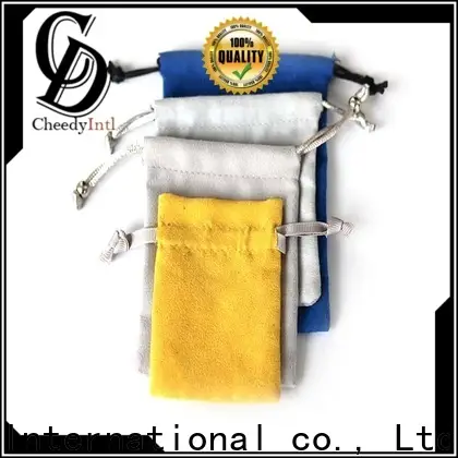 High-quality suede pouch bags manufacturers for necklace 1
