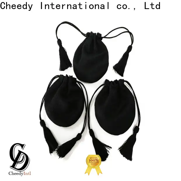 Cheedy jewelry faux suede bag manufacturers for watch 1