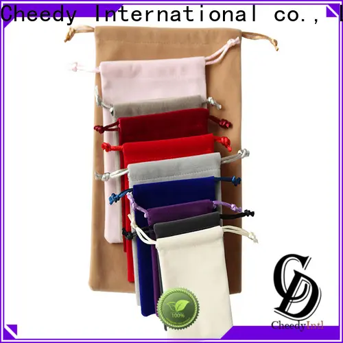 Cheedy Latest velvet favour bags for business for necklace 1