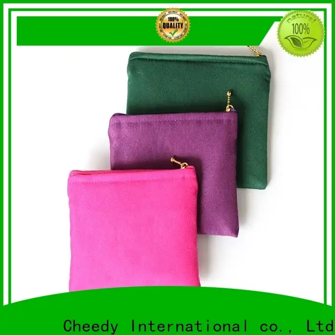 Cheedy New velvet bags pouches manufacturers for ring 1