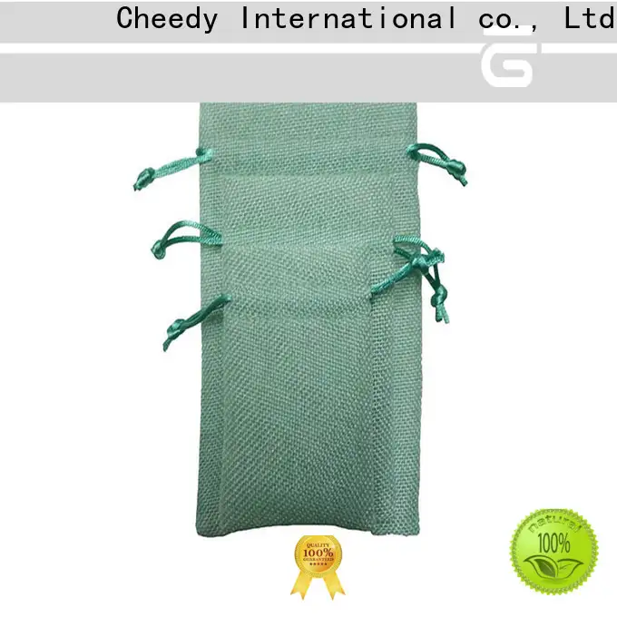 Cheedy Wholesale small linen drawstring bags company for necklace 1