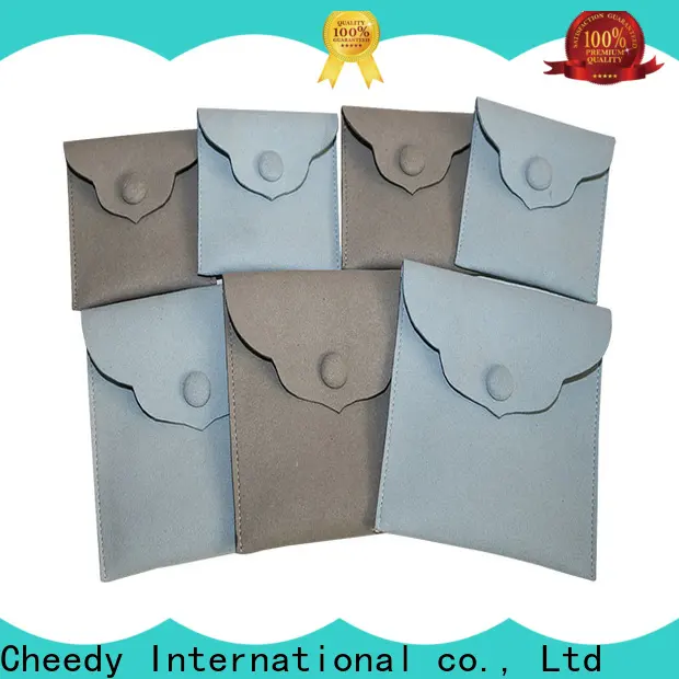 Cheedy High-quality simple leather pouch suppliers for jewelry 1