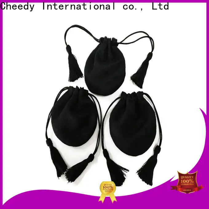 Cheedy New velour jewelry bags company for watch 1