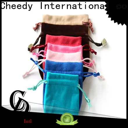 Cheedy High-quality velvet necklace box factory for ring 1
