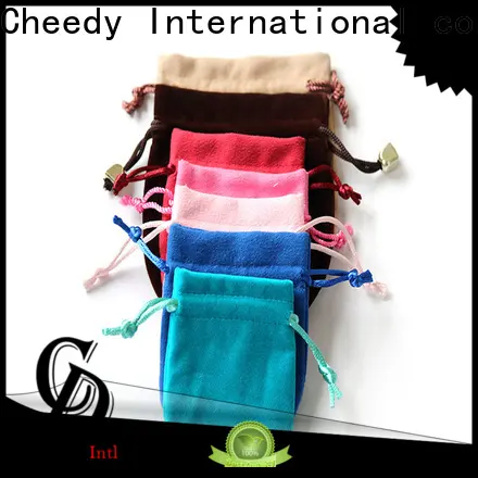 Cheedy High-quality velvet necklace box factory for ring 1