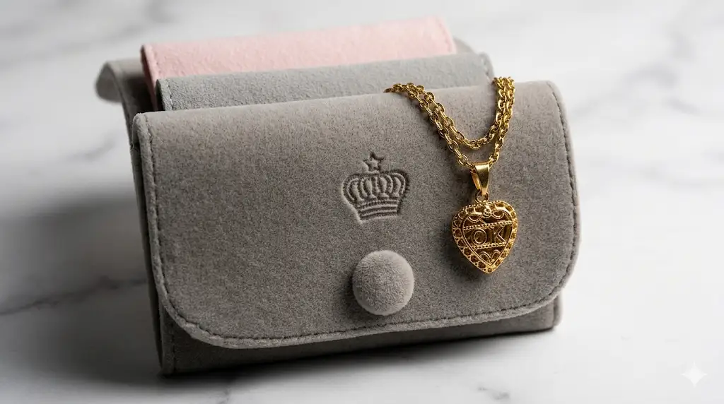 Custom Wholesale Velvet Packaging Bags for Jewelry and Watch 1