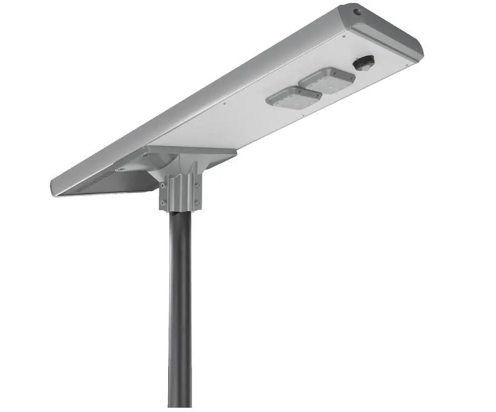 Precio de fábrica, carcasa exterior impermeable, sensor de movimiento inteligente ip65 60w, farola LED solar todo en uno 1