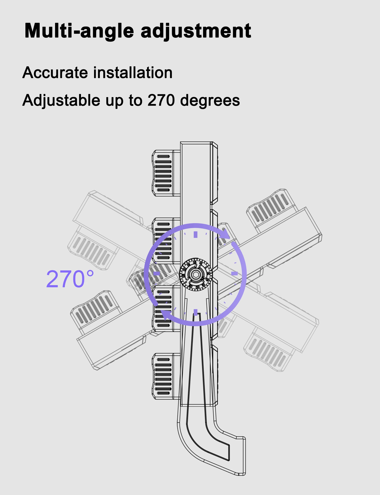 CHZ Lighting led port light factory price used in tower cranes 6