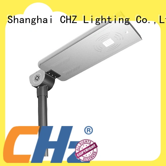 CHZ solar powered street lamp factory price school 1