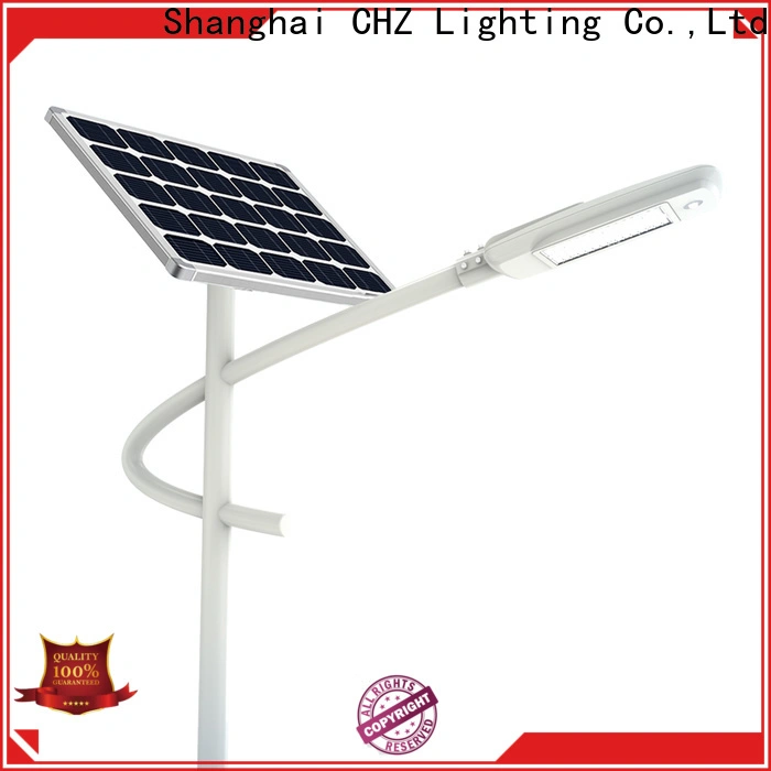CHZ approved solar led street light supply for road 1
