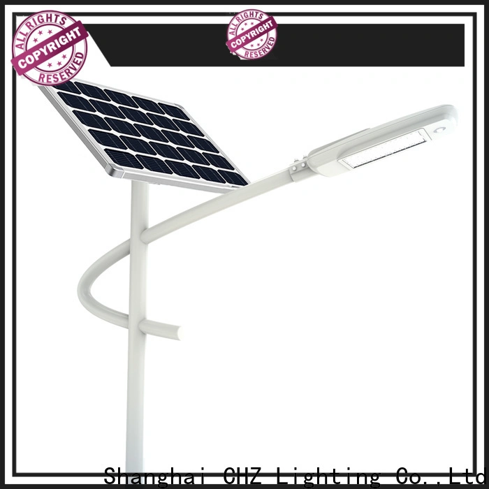 CHZ rohs approved best solar street lighting factory for streets 1