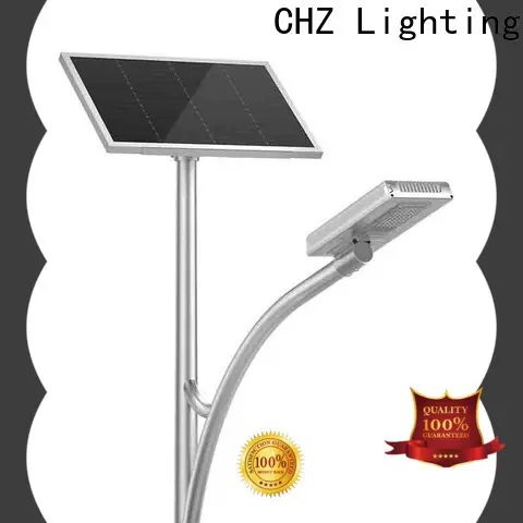 CHZ best price solar powered street lighting wholesale for park road 1