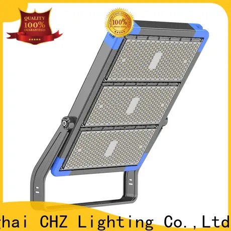 CHZ latest led high mast light with good price used in football fields 1