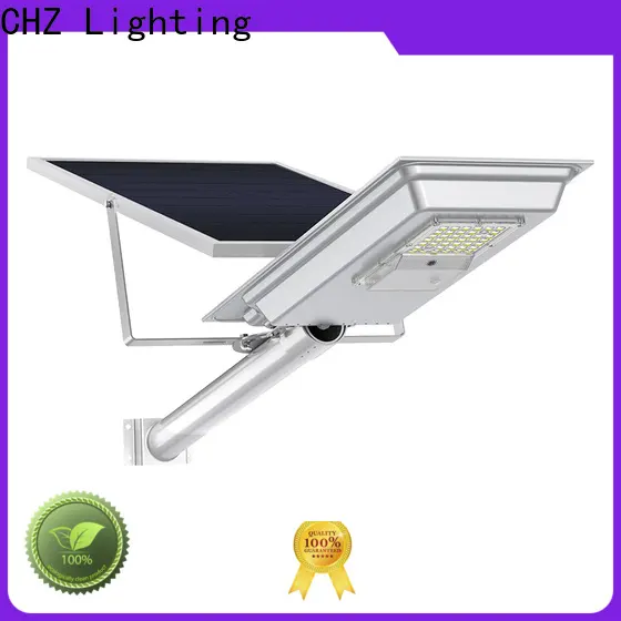 CHZ stable solar parking lot light manufacturer for streets 1