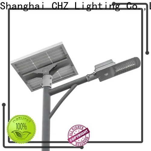 CHZ solar powered led pole lights factory direct supply for promotion 1