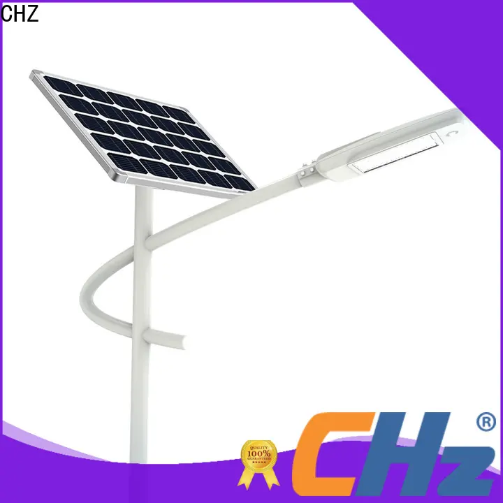CHZ solar led street lighting supply for remote area 1