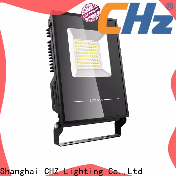 CHZ motion sensor flood lights best supplier for building facade and public corridor3 1