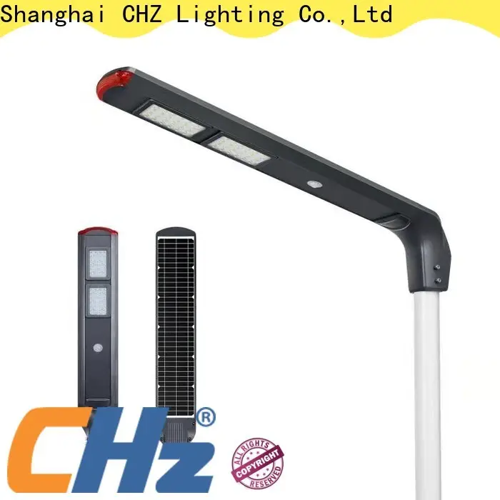 CHZ solar powered led street lights suppliers for park road 1