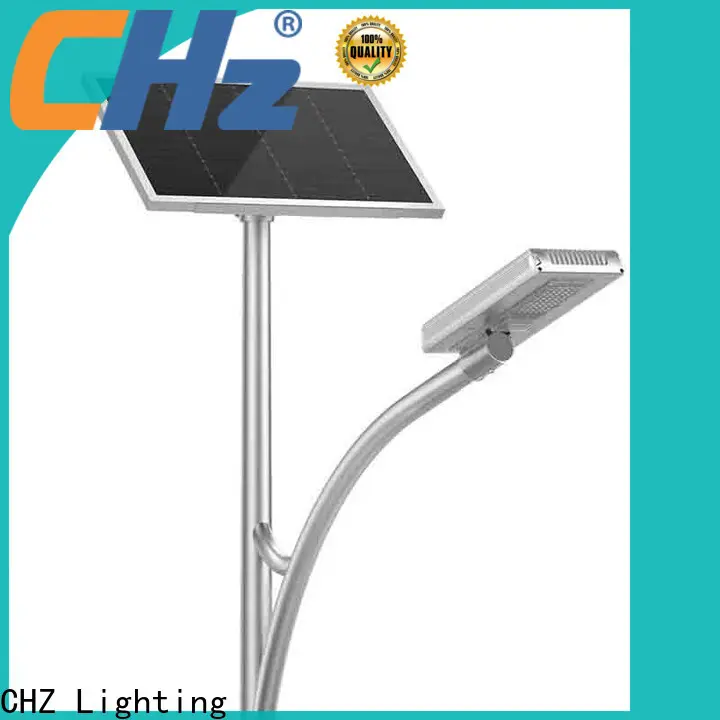 CHZ top quality solar panel street light supply for school 1